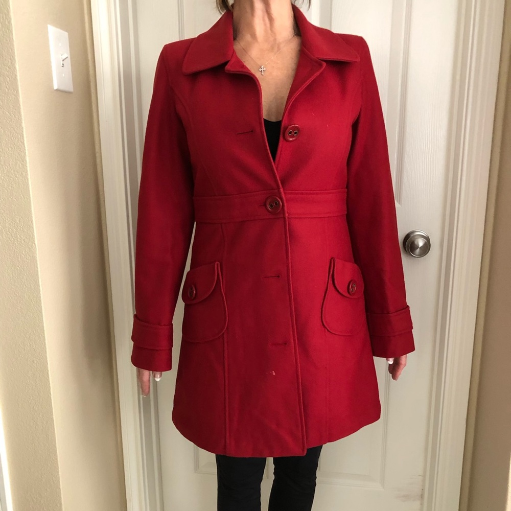 Tulle Classic Peacoat with the coolest lining!